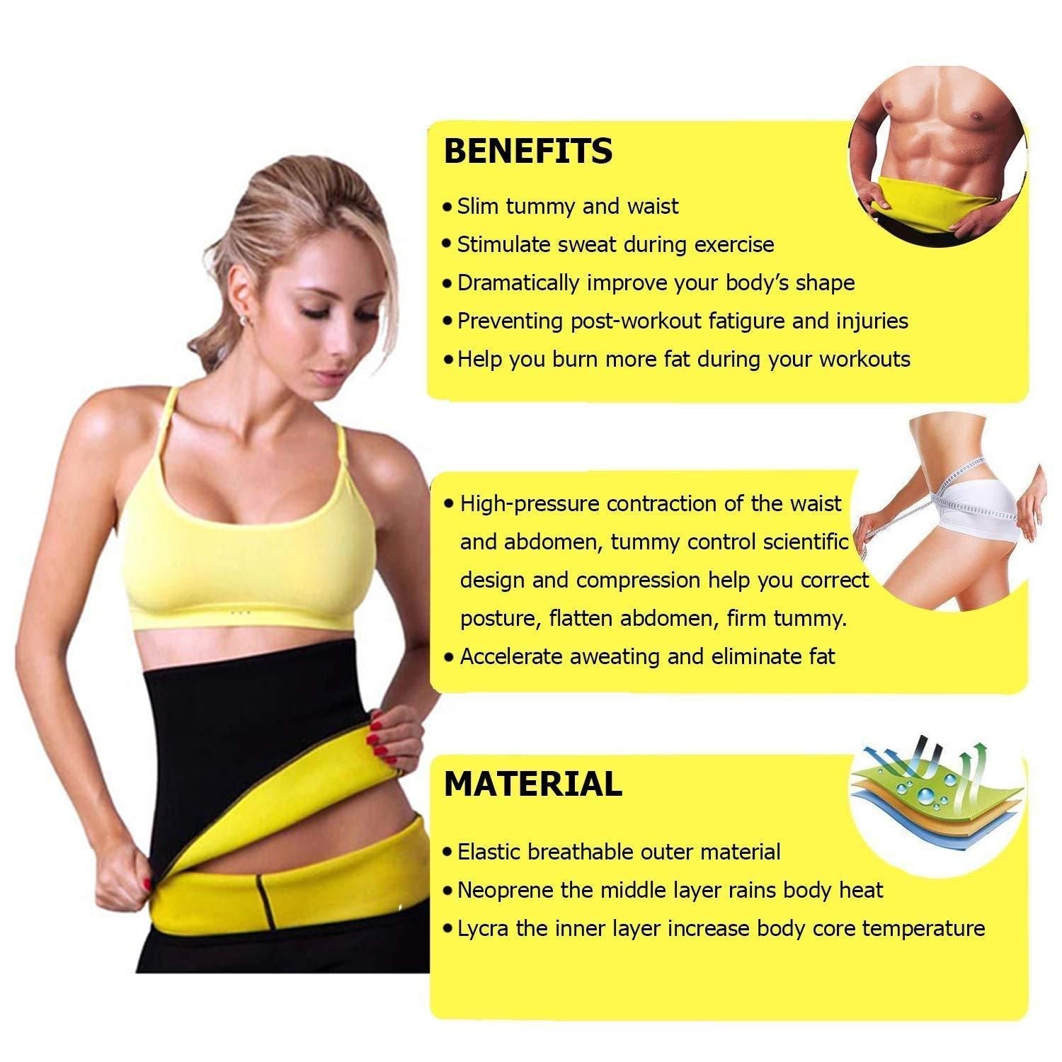 omenSweat Belt - Hot Body Shaper Belly Fat Burner For Men & Woman