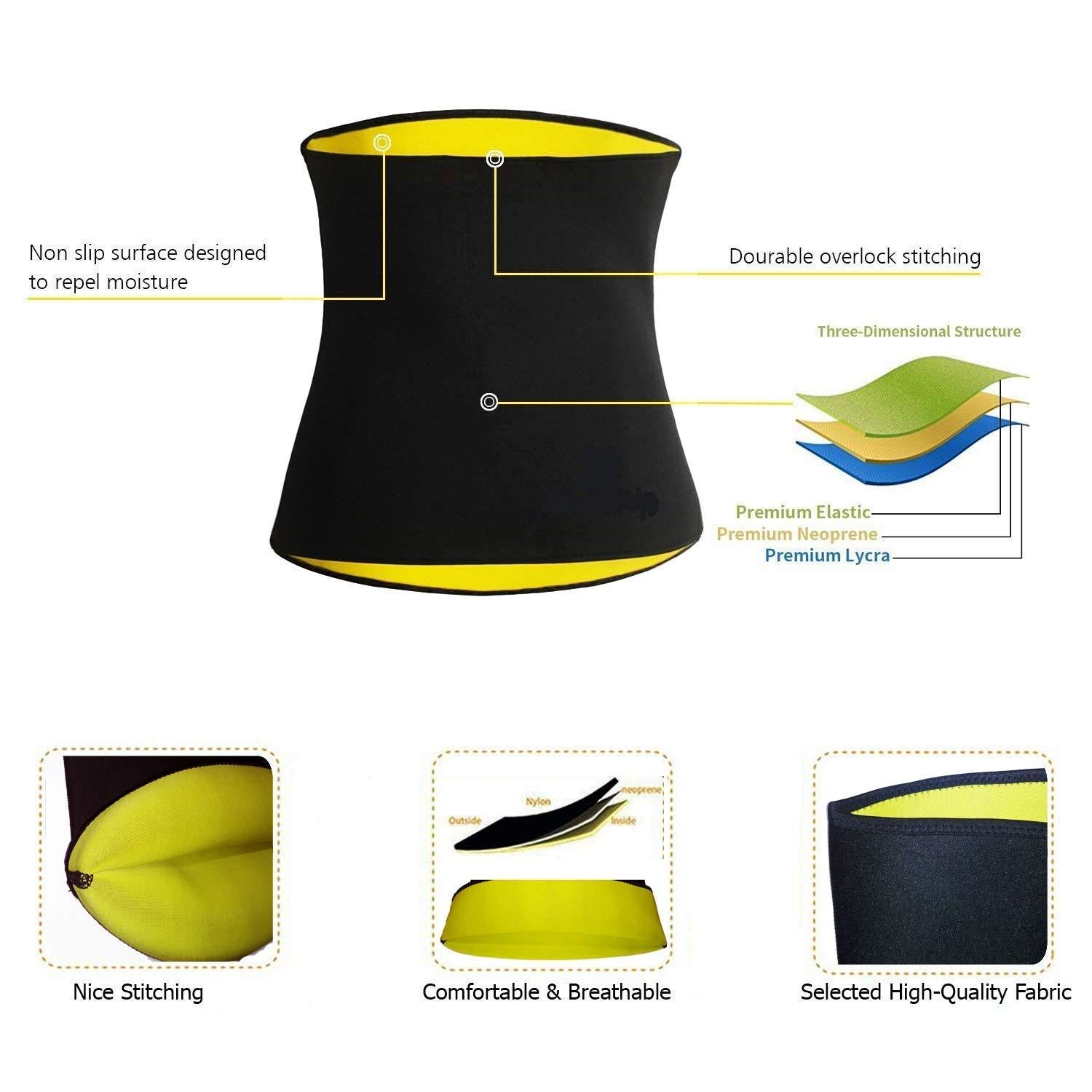 omenSweat Belt - Hot Body Shaper Belly Fat Burner For Men & Woman